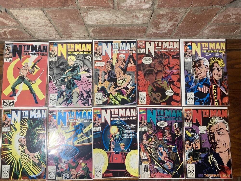 Nth Man The Ultimate Ninja Marvel 1989 Comic Books